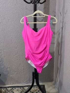 Bright Pink One-Piece Swimsuit